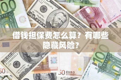 武汉借钱担保费怎么算？有哪些隐藏风险？