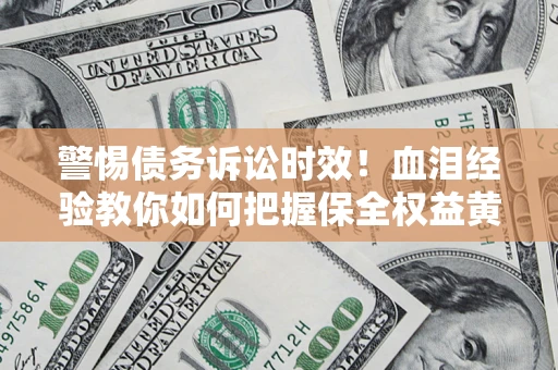 武汉警惕债务诉讼时效！血泪经验教你如何把握保全权益黄金期