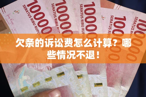 武汉欠条的诉讼费怎么计算?哪些情况不退! 武汉欠条的诉讼费怎么计算?哪些情况不退!