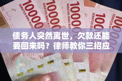 武汉债务人突然离世，欠款还能要回来吗？律师教你三招应对