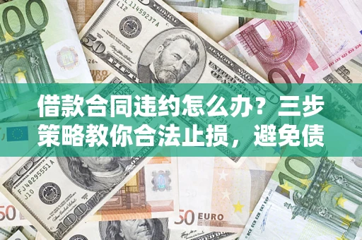 武汉借款合同违约怎么办？三步策略教你合法止损，避免债务危机升级