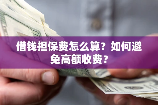 武汉借钱担保费怎么算？如何避免高额收费？