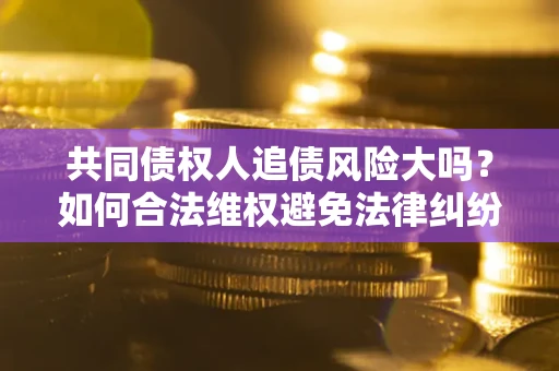 武汉共同债权人追债风险大吗？如何合法维权避免法律纠纷？