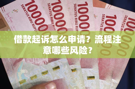 武汉借款起诉怎么申请？流程注意哪些风险？