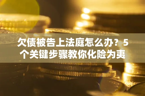 武汉欠债被告上法庭怎么办？5个关键步骤教你化险为夷