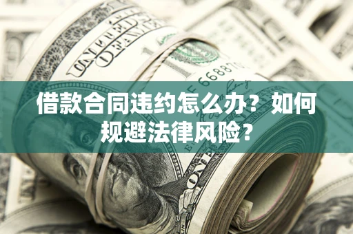 武汉借款合同违约怎么办？如何规避法律风险？