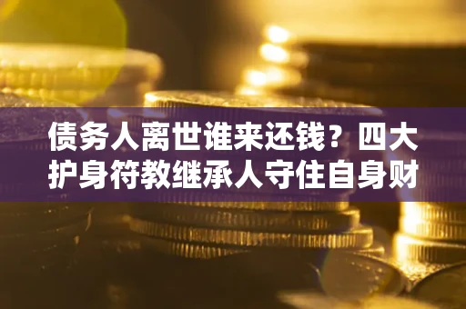 武汉债务人离世谁来还钱？四大护身符教继承人守住自身财产