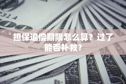 武汉担保追偿期限怎么算？过了能否补救？